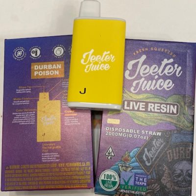 Durbin Poison (s) Live Resin 2g Dispo